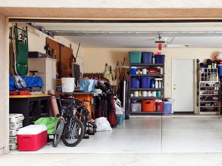 garage with organized items