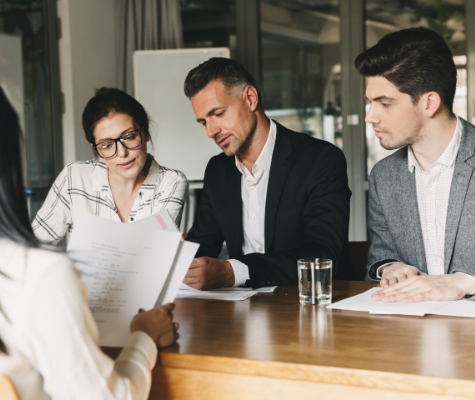 Architectural Review Committee reviewing a garage door request